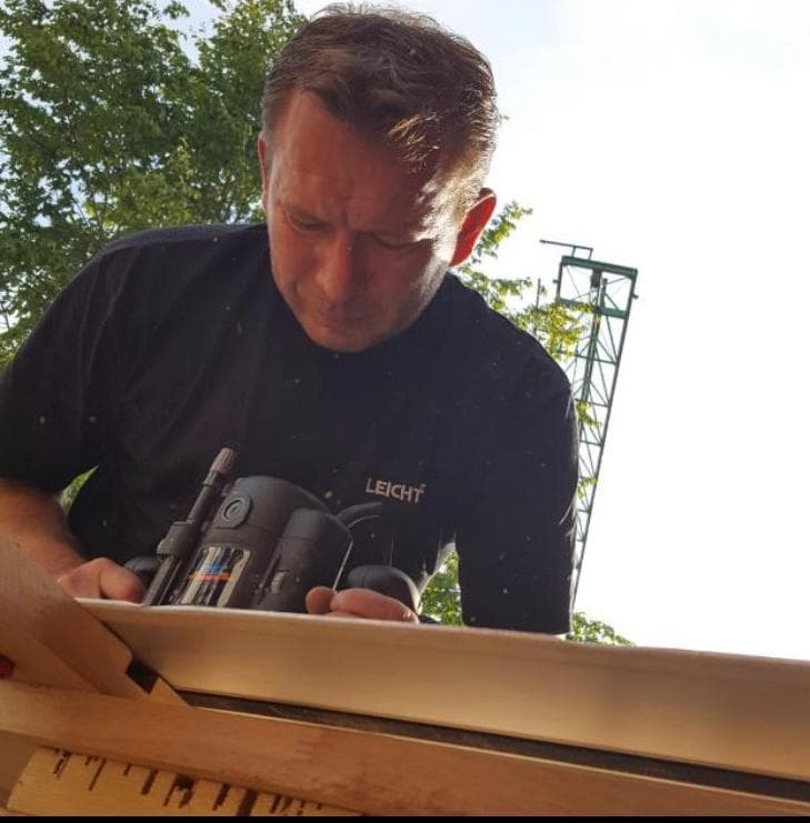 Handwerker bei der Arbeit